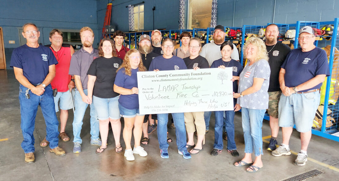 Let there be better light Foundation grant brightens Lamar Twp. fire